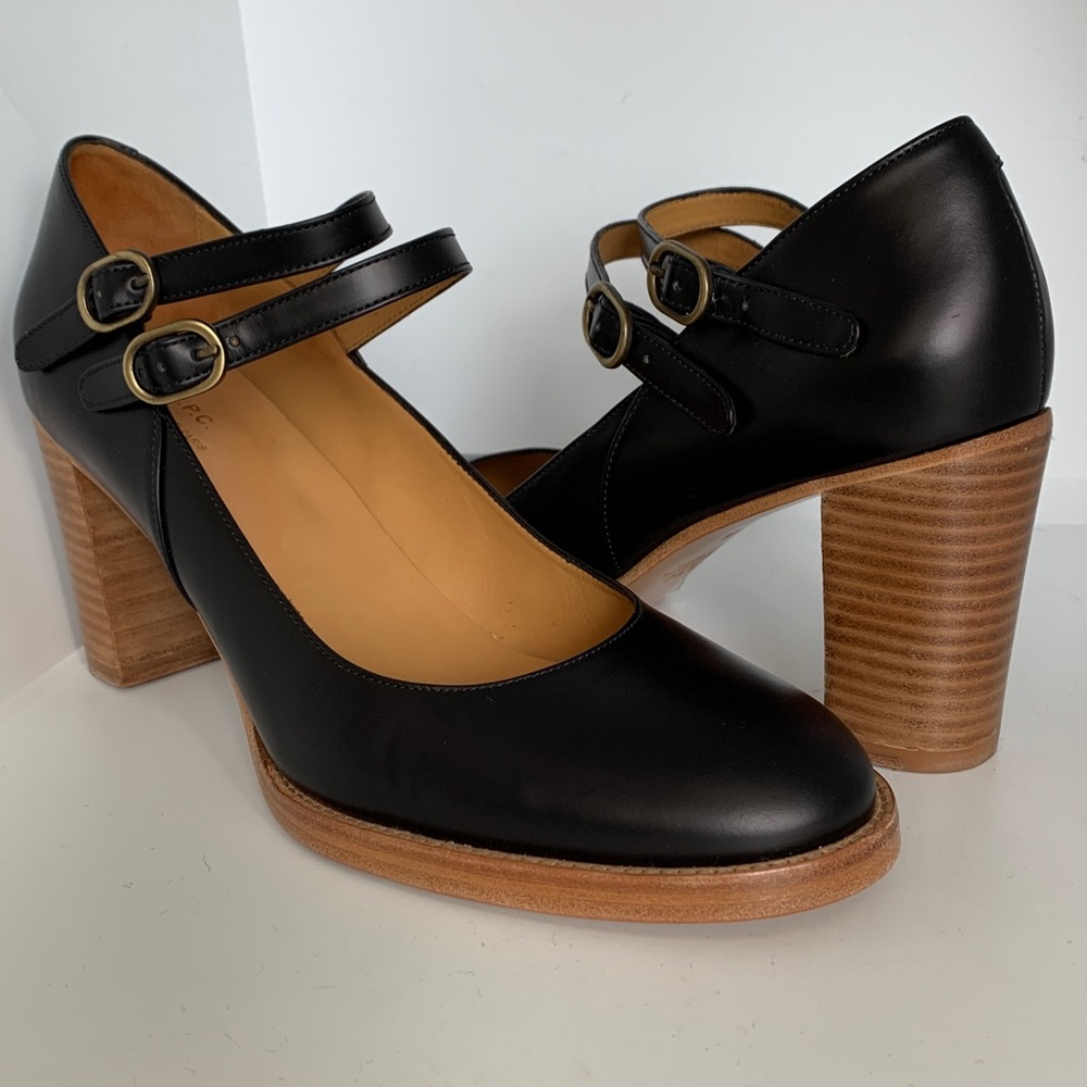 A.P.C. Noemie Mary Jane Heels size: 40